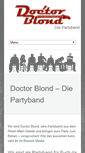 Mobile Screenshot of doctorblond.de